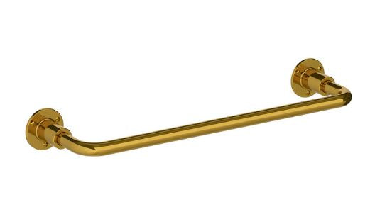 Lefroy Brooks Ten Ten Medium 18' Towel Rail - Antique Gold