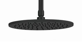 Crosswater UNION 250mm Round Shower Head Matt Black