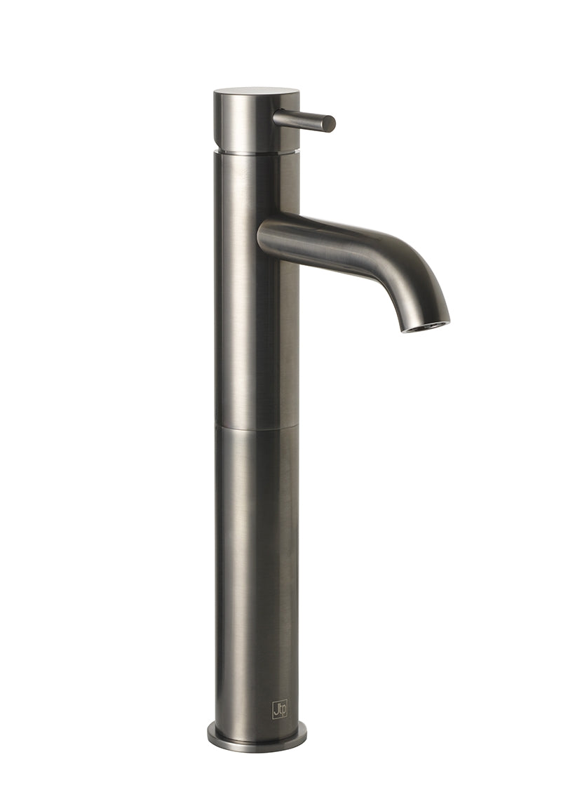 Tall Single Lever Basin Mixer Black Chrome