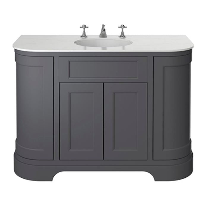 Wilton 1200mm Curved Graphite Unit