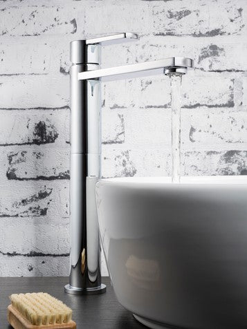 Crosswater Wisp Tall Monobloc Basin Mixer Chrome