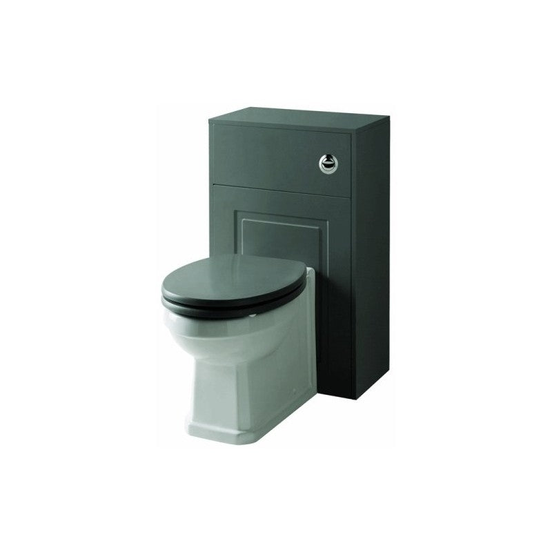 SW6 Astley 852 x 505 x 260mm WC Toilet Unit in Matt Grey