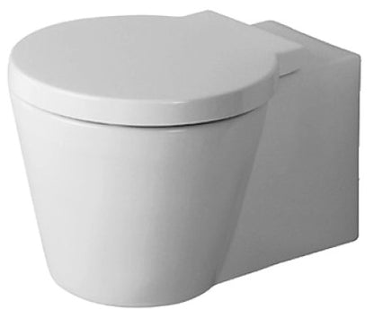 Duravit Starck 1 Wall Hung WC Toilet Pan in White Gloss