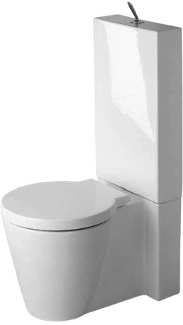 Duravit Starck 1 Fully Back To Wall Close Coupled WC Pan  White