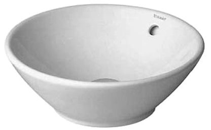Duravit Bacino 420 X 420 Dia Round Sit On Basin White