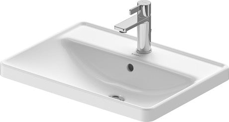Duravit D-Neo Countertop with overflow Vanity basin, 600mm