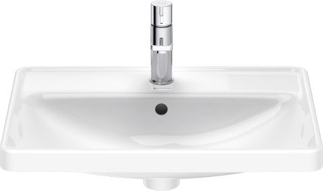 Duravit D-Neo Countertop with overflow Vanity basin, 600mm