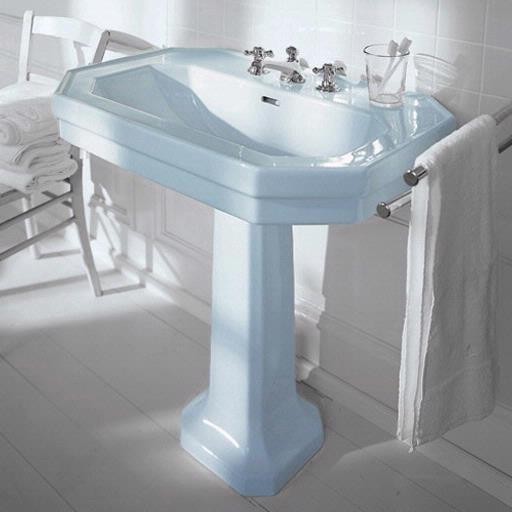 Duravit 1930 Series Basin With Full Pedestal 600mm
