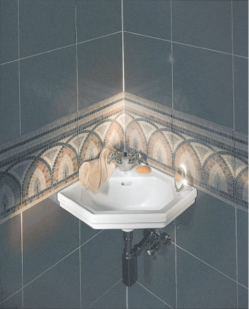 Duravit 1930 Series w/ 1 Tap Hole Corner Basin White
