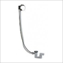 Extended  Bath Filler Pop Up Waste in Chrome Finish