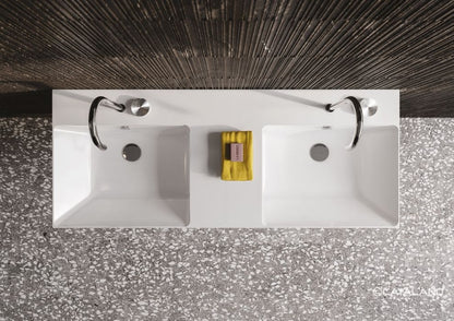 Elevate Your Space With Catalano Zero 125 Double-sink Basin