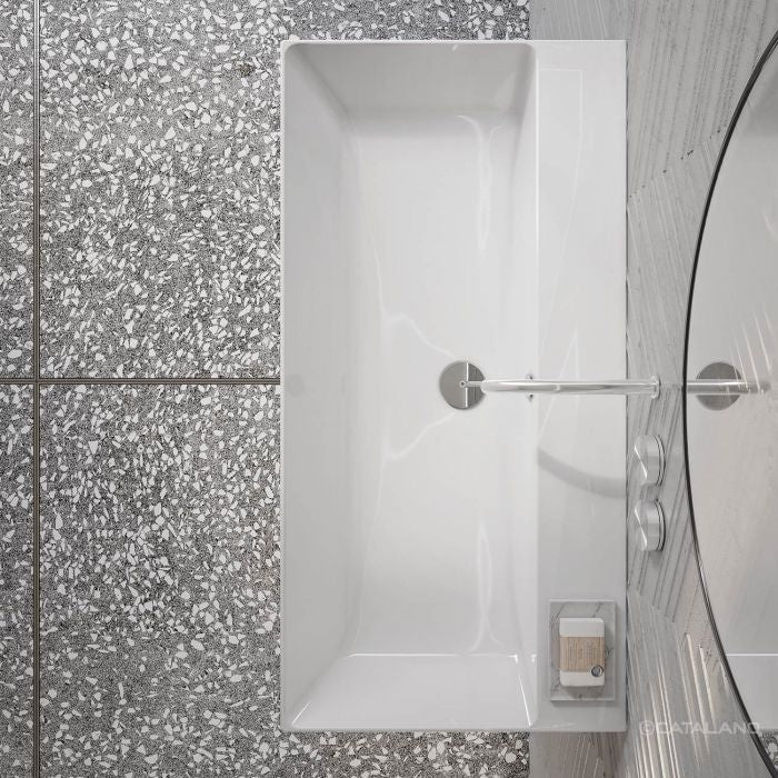 Catalano Zero 100 Basin-Ceramic White, Towel Rail not Inc