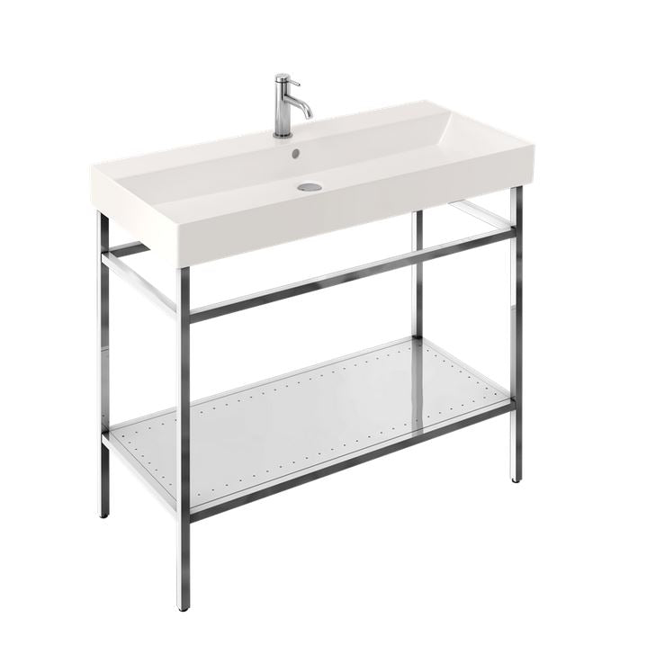 Frame Polished Stainless Steel Stand for 1000mm Basin