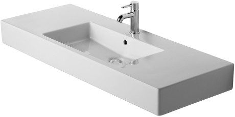 Vero 1250 x 490 Rectangle Furniture Washbasin w/ Overflow