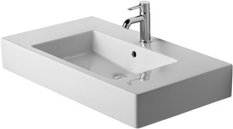 Vero 850 x 490 Wall Mounted Furniture Washbasin w/ Overflow