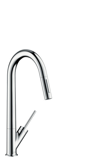 Hansgrohe Axor Starck Single Lever Kitchen Sink Mixer With Pull Out Spay - Chrome