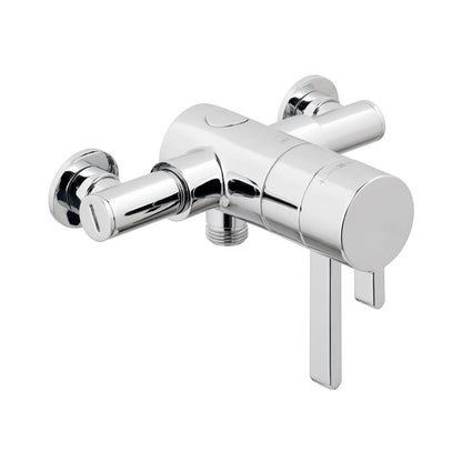 VADO Edit Mini Concentric Exposed Thermostatic Valve - Chrome Finish