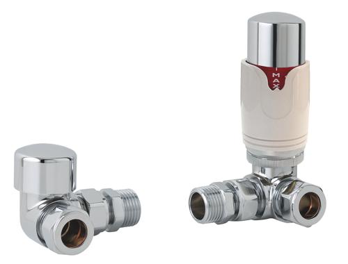 Eastbrook Corner Thermostatic Radiator Valves (Pair)
