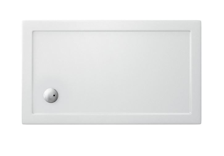 Rectangle 1200 x 760 x 35mm tray - White Gloss Finish