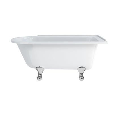 Burlington Hampton Showering 150cm Bath Right w/ Chrome