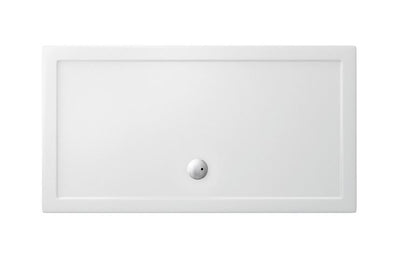 Britton Rectangle 1500 x 800 x 35mm Rectangular tray - White Gloss