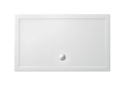 Britton Rectangle 1500 x 900 x 35mm Rectangular tray - White Gloss