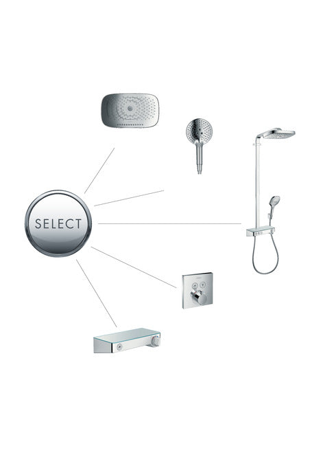 Hansgrohe Select Chrome Concealed Thermostatic Shower Valve