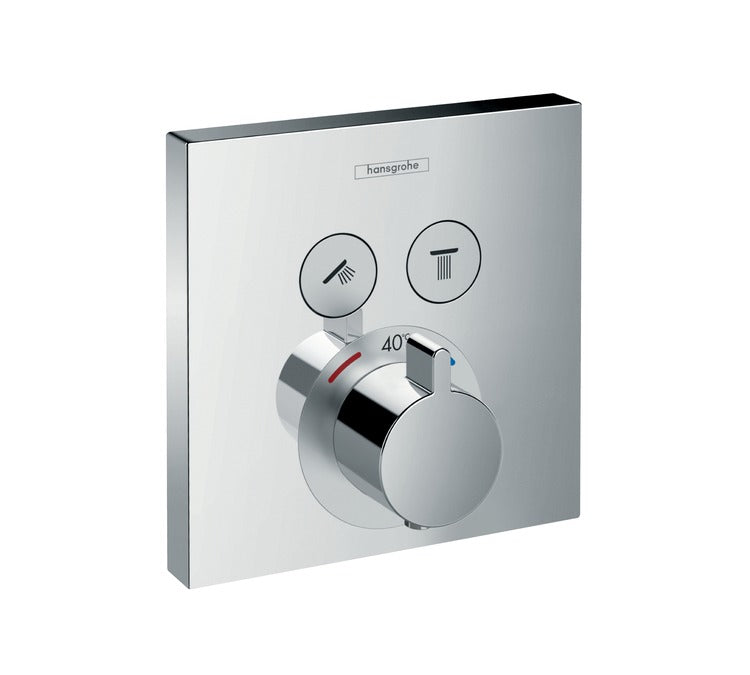 Hansgrohe Select Chrome Concealed Thermostatic Shower Valve