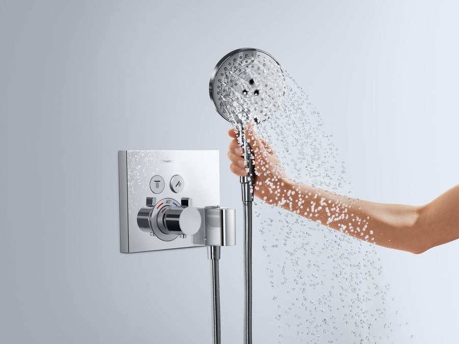 Hansgrohe Select Thermostatic Valve, 2 Outlets, Handset
