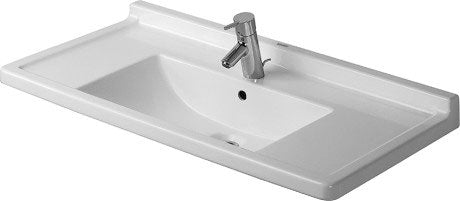 Starck 3 850 x 485mm Furniture Washbasin w/ Overflow