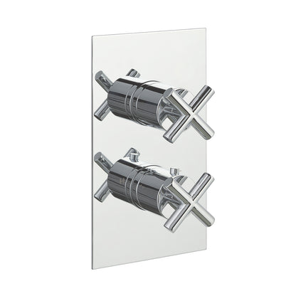 Just Taps Plus Solex Thermostatic Concealed 1 Outlet Shower Valve, Vertical
