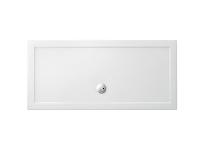 Rectangular Acrylic 1800x 800 x 35mm tray - White Gloss