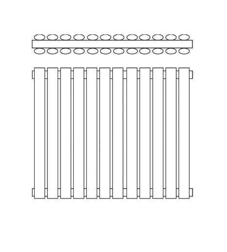 SW6 Aspen Single Stainless Horizontal 1200mm