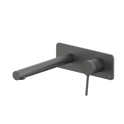 Vado Safari Lever Wall Mounted Basin Mixer for Low Pressure System with Square Backplate