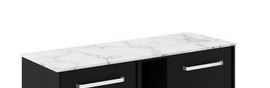 Crosswater Infinity 1210 Worktop Carrara Marble effect Worktop