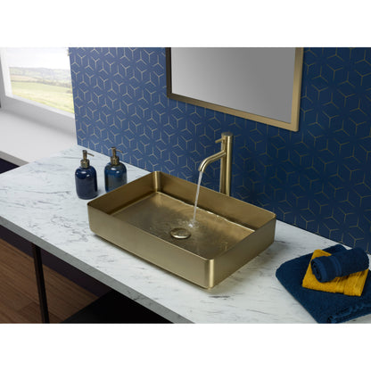 Just Taps Plus Vos Tall Single Lever Basin Mixer