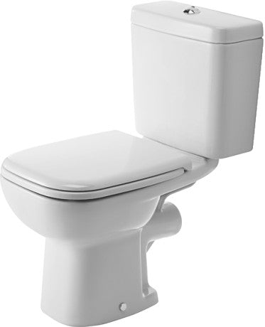 Duravit DCode Open Back Close Coupled WC Pan  White