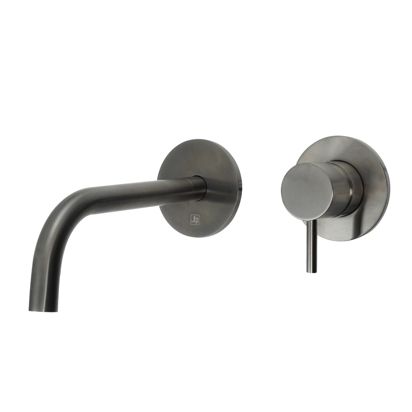 Just Taps Plus Vos Single Lever Wall Mounted Basin Mixer with Slim Spout