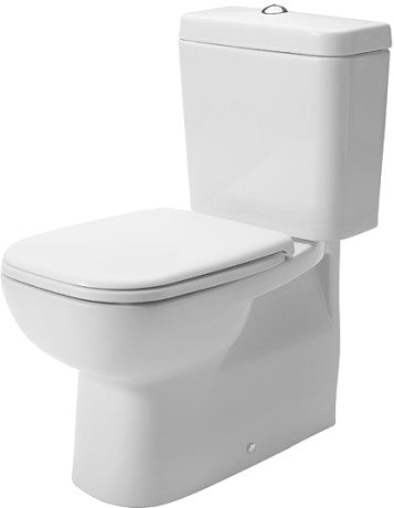 Duravit DCode Fully Back To Wall Close Coupled WC Pan  White