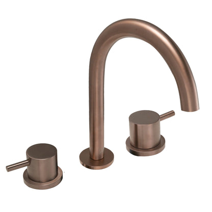 Just Taps Plus Vos 3 Hole Deck Mounted Basin Mixer