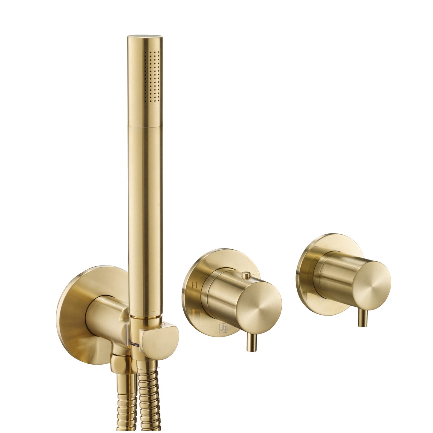 Just Taps Plus Vos Modular 2 Handle 2 Outlet Thermostatic Shower Valve with Handset