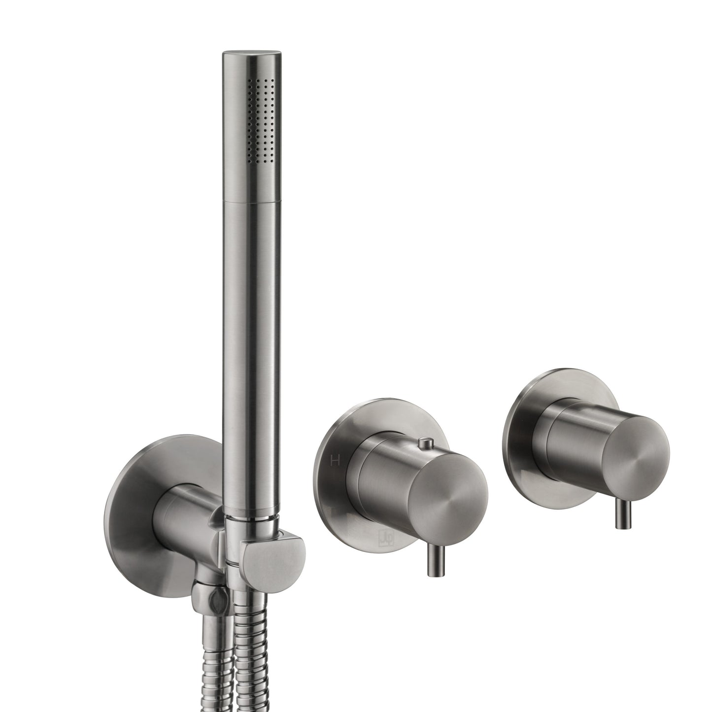 Just Taps Plus Vos Modular 2 Handle 2 Outlet Thermostatic Shower Valve with Handset