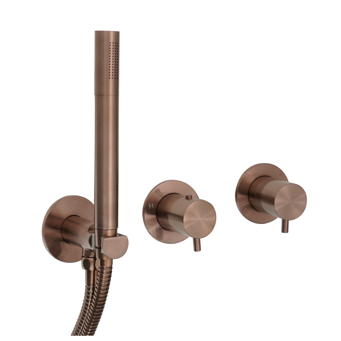 Just Taps Plus Vos Modular 2 Handle 2 Outlet Thermostatic Shower Valve with Handset