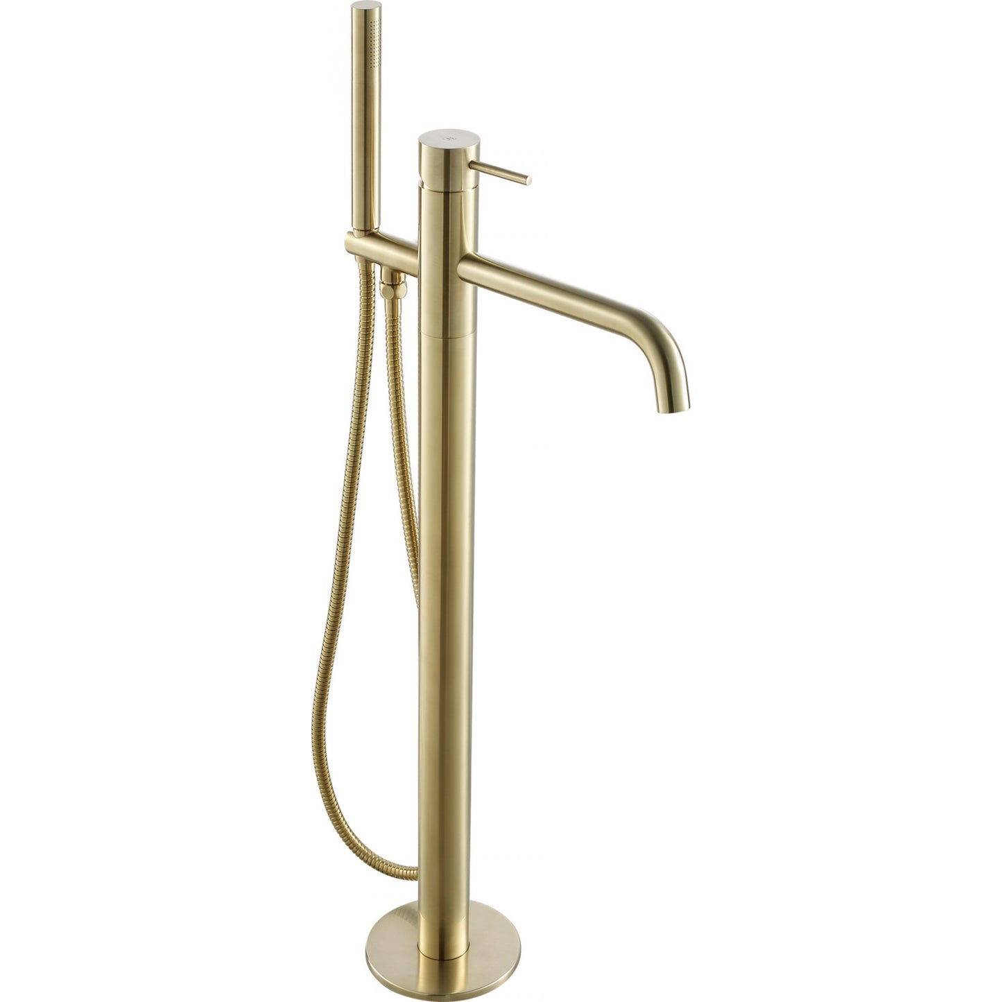 Just Taps Plus Vos Floor Standing Bath Mixer Designer Handle With Kit