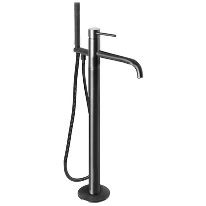 Just Taps Plus Vos Floor Standing Bath Mixer Designer Handle With Kit