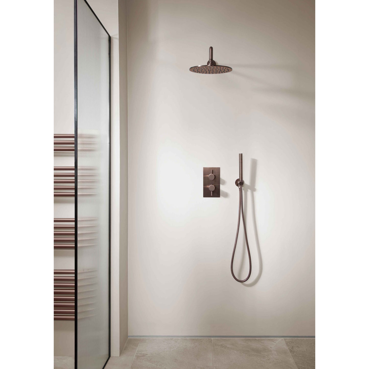 Just Taps Plus Vos Thermostatic Concealed 1 Outlet Shower Valve
