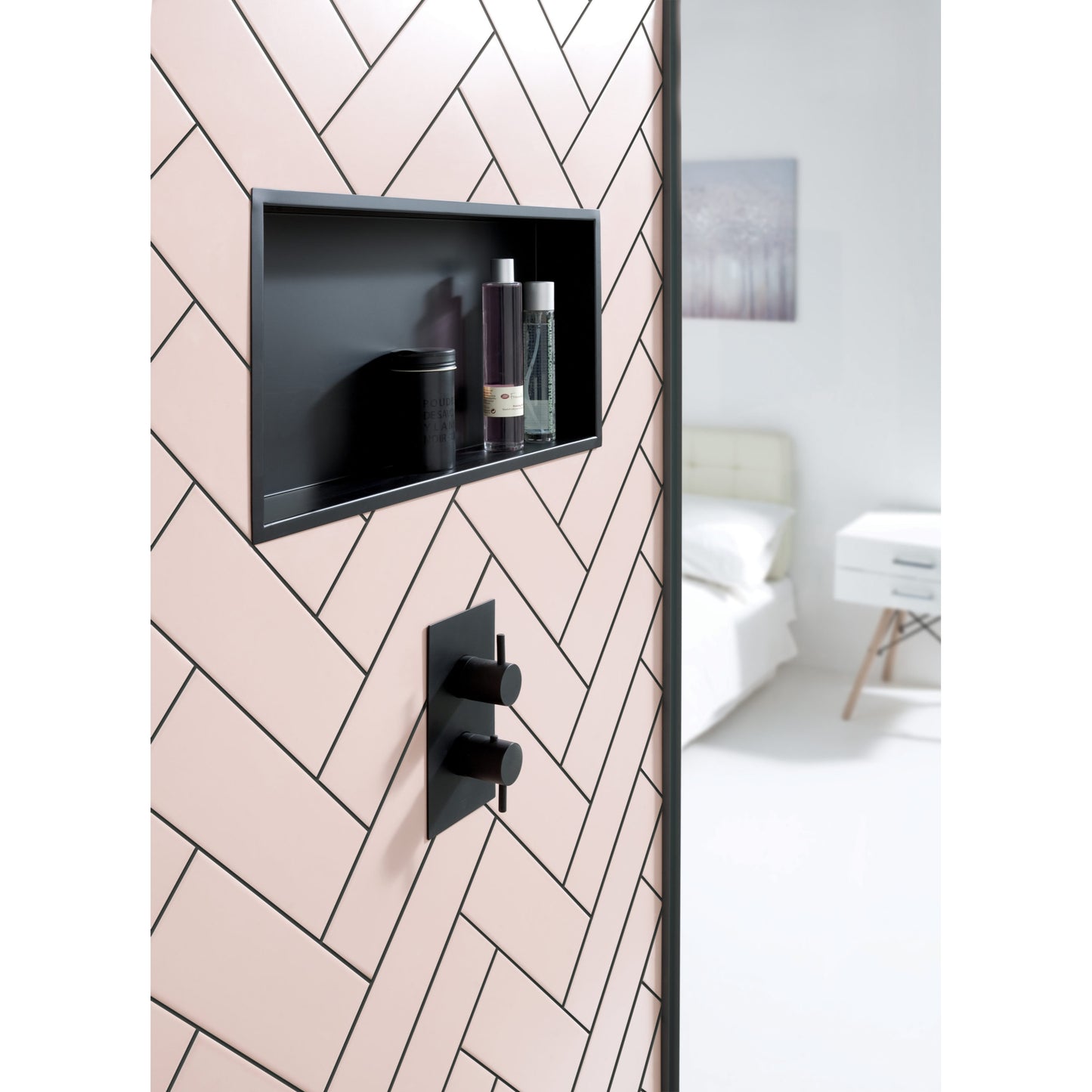 Just Taps Plus Vos Thermostatic Concealed 2 Outlet Shower Valve