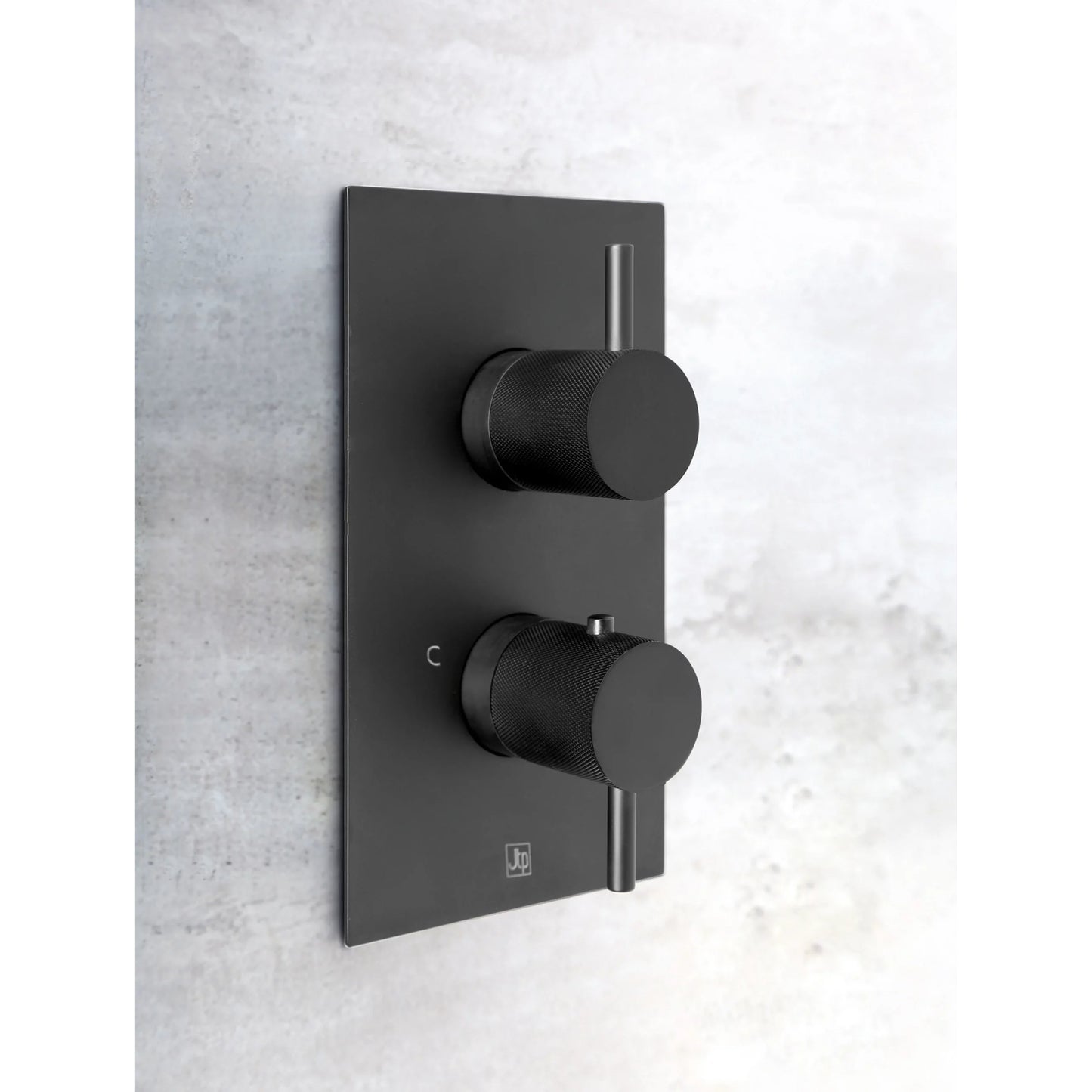 Just Taps Plus Vos Thermostatic Concealed 2 Outlet Shower Valve