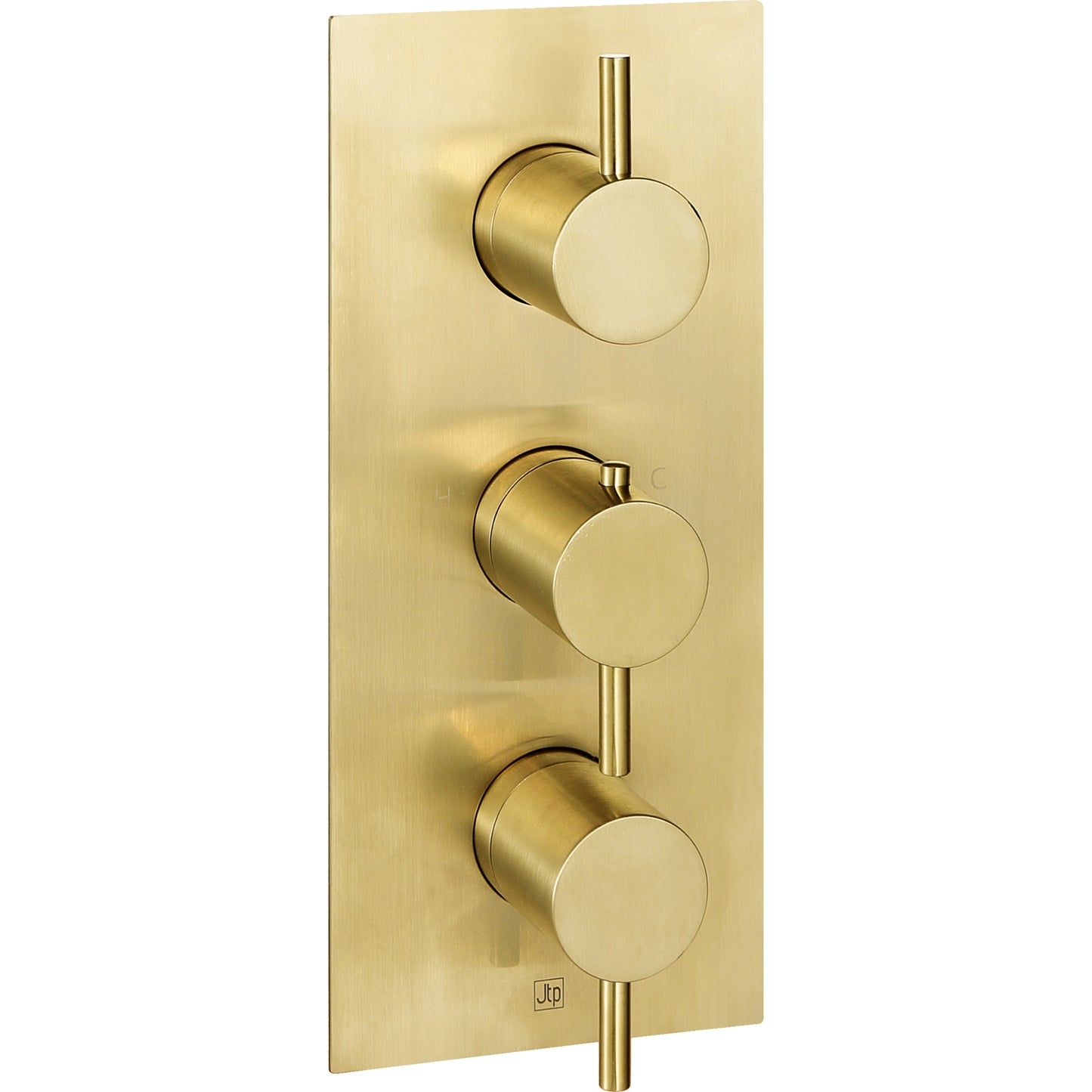 Just Taps Plus Vos Thermostatic Concealed 2 Outlet Shower Valve Vertical