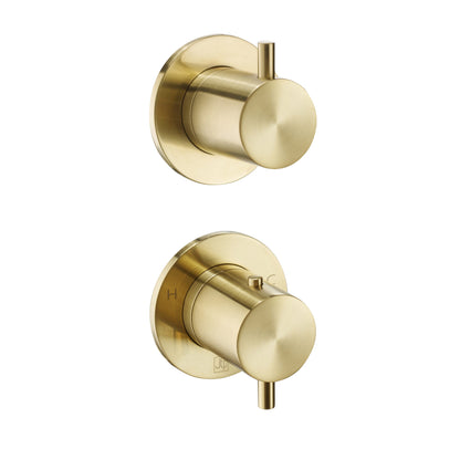 Just Taps Plus Vos Modular 2 Handle 2 Outlet Thermostatic Shower Valve